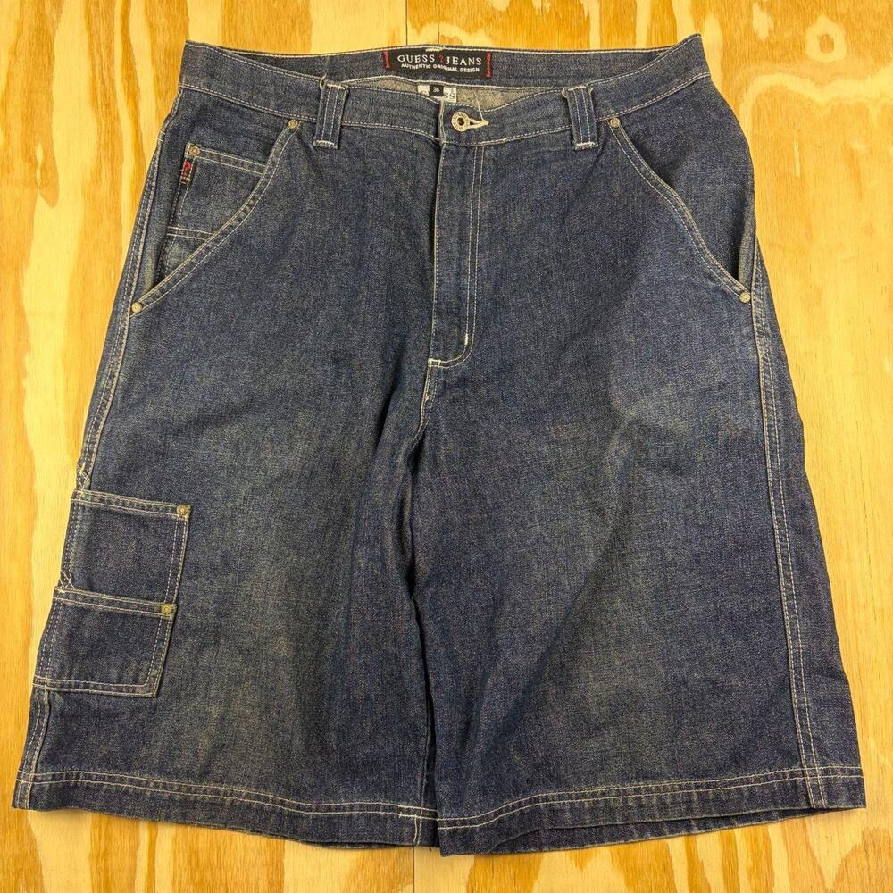 Vintage 90s Guess Carpenter Jorts – Denim Shorts – Men’s 36W